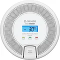 Produktbild: CO Melder X-Sense CO03D-W Kohlenmonoxidmelder mit Digitalanzeige & Batterie