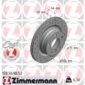 Produktbild: ZIMMERMANN 2x Bremsscheibe hinten Ø300 mm Innenbelüftet Gelocht für BMW 1er F20