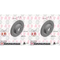 Produktbild: 2x ZIMMERMANN SPORT BREMSSCHEIBEN 300mm GELOCHT HINTEN passend für BMW 1 2 3 4