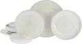 Produktbild: CreaTable Teller-Set Unico, Teller Set, 8-tlg. (8-tlg), 2 Personen, Steinzeug, Eleganter Flair, Breite Fahne, Edel