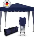 Produktbild: Kronenburg Faltpavillon 3x3 m wasserdicht - Gartenpavillon, Partyzelt stabil, UV-Schutz 50+, Wetterfester Schutz, Leichter Aufbau, Inklusive Tragetasche & Zubehör