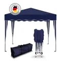 Produktbild: Falt Pavillon 100% WASSERDICHT Dachmaß 3x3m Party Garten Zelt Pavillion Blau
