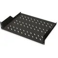Produktbild: Digitus Fachboden DN-19 TRAY-2-SW, für Netzwerkschrank, 2HE, 48,3 x 8,85 x 35,2cm (BxHxT), schwarz