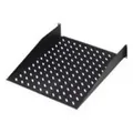 Produktbild: Digitus DN-19 TRAY-2-SW 19 Zoll 2 HE Festeinbau Geeignet für Schranktiefe: ab 600 mm Schwarz