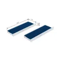 Produktbild: Filter, Innenraumluft BOSCH 0 986 628 610 FILTER+pro für CITROËN OPEL PEUGEOT
