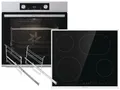 Produktbild: Gorenje Black Pepper Set SCX - Backofen BOS6737E13X + Glaskeramikkochfeld ECT643BX autark