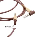 Produktbild: vhbw Audio AUX Kabel kompatibel mit Marshall Kilburn 2, Kilburn, Major 3, Kilburn 3 Kopfhörer - Audiokabel 3,5 mm Klinkenstecker, 150 cm braun