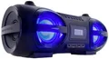 Produktbild: UNIVERSUM BB 500-20 Ghettoblaster UKW AUX, Bluetooth, CD, SD, USB Inkl. Fernbedienung, Stimmungslicht Schwarz