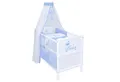 Produktbild: Baby-Delux Komplettbett Babybett Natalie Prince Komplettset, 10-tlg., Kinderbett 70x140 cm weiß, Bettset verschiedene Designs
