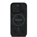 Produktbild: Guess 4G Ring Classic Logo MagSafe Hülle für iPhone 16 Pro Max Schwarz