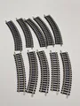 Produktbild: Minitrix / Trix N 14912-S Gebogenes Gleis R1 30° (10 Stück) - NEU + OVP