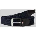Produktbild: Tommy Hilfiger Gürtel mit Strukturmuster Modell 'NEW ADAN' in Marine, Größe 90