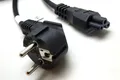Produktbild: 1,5 m Strom Kabel Netzkabel Schukostecker Gerätebuchse C5 PC Kabel maltronic