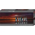 Produktbild: Heye Puzzle Panorama Pinguine 1000 Teile Tiermotiv Panorama