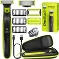 Produktbild: Philips OneBlade Rasierer QP2724/10 + Etui + 2 Körperaufsätze