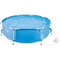 Produktbild: CRIVIT Metal-Frame-Pool, Ø 300 x H 76 cm, inkl. Filterpumpe