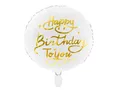 Produktbild: Folienballon „Happy Birthday To You“, 35 cm, Weiß