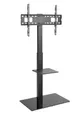 Produktbild: TV-Ständer - TV-Ständer - TV-Basis - drehbar - höhenverstellbar 134 cm bis 146 cm - schwarz