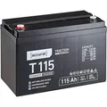 Produktbild: Accurat Traction T115 Pro VRLA Bleibatterie - 12V, 115Ah, +30% Startleistung, wartungsfreie, zyklenfest- Gel Batterie, USV Batterie, Versorgungsbatterie, Solarbatterie, Bleiakku für Camping, Wohnwagen