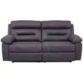 Produktbild: Sofa 2,5-Sitzer - grau - mit Relaxfunktion - 196 cm breit