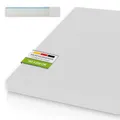 Produktbild: Juskys Kaltschaummatratze 140x200 cm, atmungsaktiv & antibakteriell, Bezug abziehbar & waschbar, Härtegrad H3, 16 cm Höhe - Matratze aus Kaltschaum