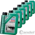 Produktbild: 6x 1 LITER LIQUI MOLY 1264 RASENMÄHER ÖL API SJ SAE30 4 TAKT 4T MINERALISCH