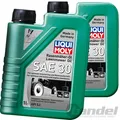Produktbild: 2x 1 LITER LIQUI MOLY 1264 RASENMÄHER ÖL API SJ SAE30 4 TAKT 4T MINERALISCH
