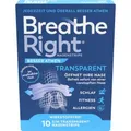 Produktbild: BESSER Atmen Breathe Right Nasenpfl.normal transp. 10 St. PZN 18891844