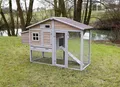 Produktbild: Kerbl Hühnerstall Bonny Ruheplatz + Freilaufgehege, Größe 181x65x118 cm