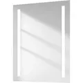 Produktbild: Emke LED Badspiegel 80 x 60 cm Badezimmerspiegel mit Kaltweißer Beleuchtung
