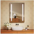 Produktbild: EMKE Badspiegel Wandschalter LED Wandspiegel mit Beleuchtung (Wandschalter Steurung), mit Warmweiß oder kaltweiß Beleuchtung IP44 Höhe 60~80cm 60 cm x 80 cm