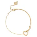 Produktbild: GUESS Schmuck Damen-Armband Infinity Herz Goldfarben S JUBB05531JWYGS