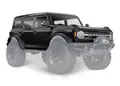 Produktbild: TRAXXAS Karo 2021 Ford Bronco Shadow schwarz lackiert + Anbau-Teile / TRX9211T