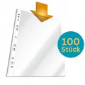 Produktbild: 100x Durable Prospekthülle A4 dokumentenecht glasklar Klarsichthülle 60my 267219
