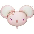 Produktbild: Partydeco Ballon alu - Souris Rose (96cm) (1 x) (FB190)