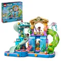 Produktbild: LEGO Friends Heartlake City Wasserpark - Kinder Spielzeug mit 4 Minifiguren - Bauset mit 3 Wasserrutschen und vielen lustigen Sommer-Accessoires - Geschenk für Mädchen und Jungen ab 8 Jahren - 42630