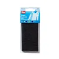 Produktbild: Flickstoff Köper, aufbügelbar, 12 x 45cm, schwarz, Prym 929520