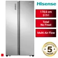 Produktbild: Side by Side Kühl-Gefrier-Kombination Hisense RS677N4ACC Kühlschrank 178,6cm