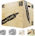 Produktbild: Tunturi Plyo Box, Plyoboxen in 50 x 60 x 75 cm, Sprungbox aus Holz
