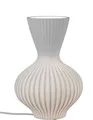 Produktbild: Tischlampe Keramik weiß mit Rillen 20 x 30 cm formano