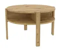 Produktbild: Couchtisch Beistelltisch Wohnzimmertisch Rund Tisch Konsolentisch TOBAGO Eiche