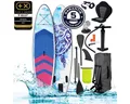 Produktbild: BRAST SUP-Board Aufblasbares Stand up Paddle Set für Frauen viele Modelle, (300x76x15cm), incl. Zubehör, 5 Jahre Garantie, Fußschlaufe Paddel Pumpe Rucksack