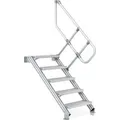 Produktbild: Treppe m.eins.Handlauf Stufen-B.600mm senkr.H.max.2250mm A.1370mm 60Grad ZARGES