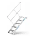 Produktbild: ZARGES LM-Treppe 60° 9 Stufen, 600 mm breit, Höhe 2.25 m