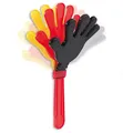 Produktbild: Party-Chic Klapperhand Fan, ca. 27 cm Höhe