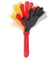 Produktbild: FRIES  Fan Hand Klapperhand 27 cm  Deutschland Schwarz-Rot-Gold