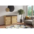Produktbild: KIER FURNITURE Kommode, Sideboard Mit Schiebetür – Craft Eiche Gold – 140x45x94cm 140 cm x 94 cm x 45 cm