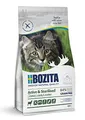 Produktbild: Bozita Active & Sterilised Katzentrockenfutter mit Lamm – 400g – getreidefreies Katzenfutter für sterilisierte, aktive Katzen – 33 % Protein, 20 % Fett – ohne Zucker & ohne Gentechnik