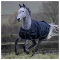Produktbild: Bucas Pferde-Regendecke Bucas Trot Turnout 50g - Black/White 145 cm