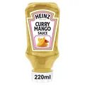 Produktbild: Heinz Curry Mango Sauce, Indian Style, Kopfsteherflasche, 4er Pack (4 x 220 ml)
